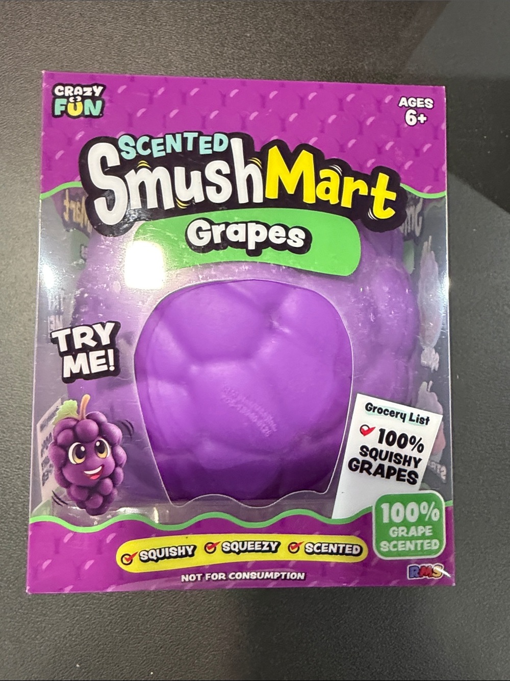 Scented SmushMart Grapes Squishy - Purple